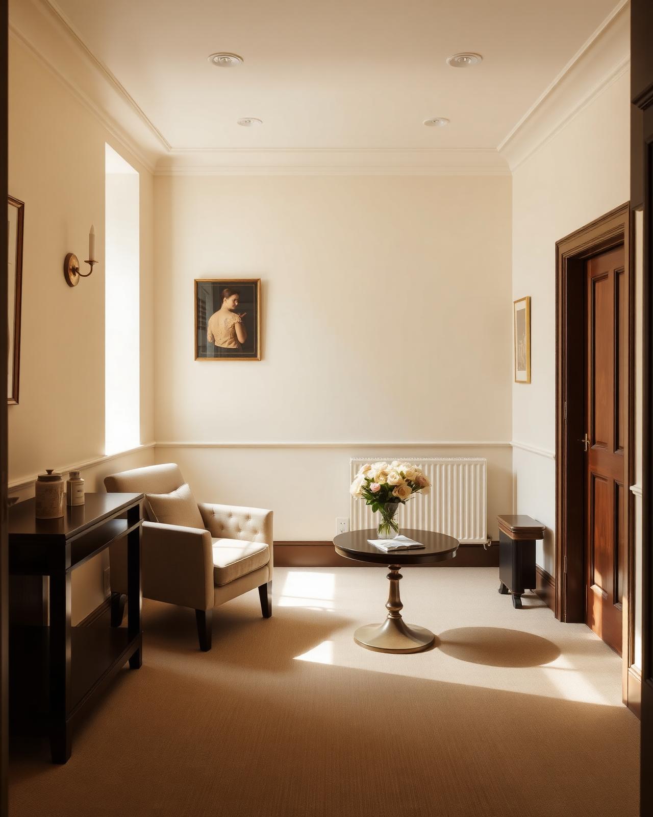 The interior of The Doctor's Lounge Beaconsfield — a warm, unhurried consulting suite
